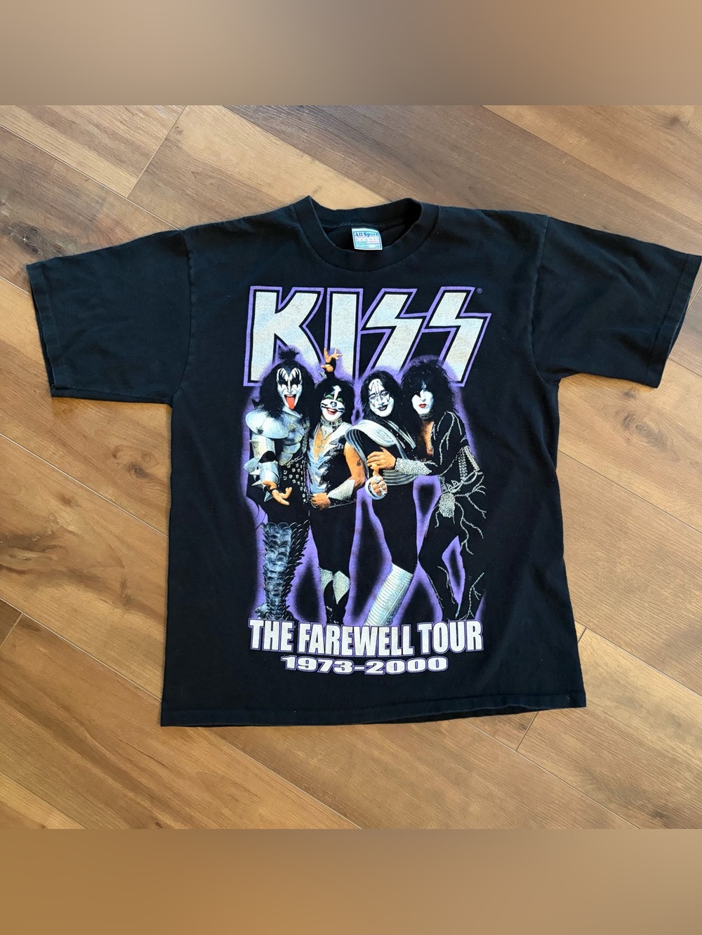 Vintage 2000 KISS The Farewell Tour Band T-Shirt Concert Rock Mens Size Large